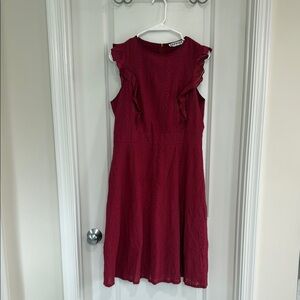 DONATING SOON! Elegant Red Sleeveless Dress
